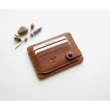 Passtell %100 Hakiki Deri Trend Model Minimalist Unisex Kredi Kartlık ve Cüzdan Ebatlar 11,5 cm /8,5 cm