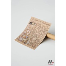 Modiwa Design Gustav Klimt Desen Posteri, Çerçevesiz Yüksek Kalite Duvar Afişi - Sanatsever Hediyesi