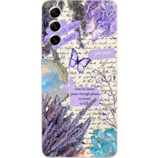 Moonset Samsung Galaxy S22 Uyumlu Baskılı Yumuşak Silikon Şeffaf Telefon Kılıfı