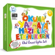 Ata Yayıncılık Okuma Yazmaya Hazırlık Etkinliklerim Eğitim Seti (3'lü Kitap) 202