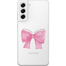Moonset Samsung Galaxy S22 Uyumlu Baskılı Yumuşak Silikon Şeffaf Telefon Kılıfı