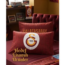 Taç Lisanslı Galatasaray Taraftar Yastık Kılıfı (Tekli)