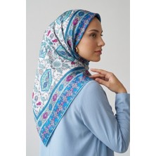 İpekçe Ipekçe Eşarp Ip Rayon 100*100 Desenli - Turkuaz