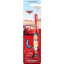 Difaş Disney Lisanslı Cars 4-7 Yaş Yumuşak Çocuk Diş Fırçası