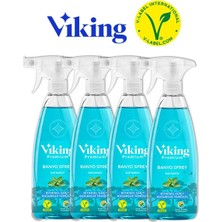 Viking Premium Banyo Spreyi Dağ Nanesi 750 Ml 4 Adet