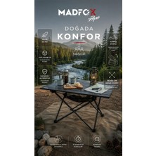 Madfox Apex Katlanabilir Alüminyum Kamp Masası (3 Kişilik)