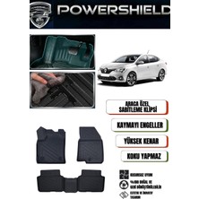POWERSHIELD Renault Taliant 2021 Sonrası Uyumlu Araca Özel Premium 5D Havuzlu Oto Paspas Takımı
