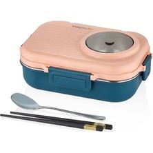 Vagonlife BL70100 900ML Pembe Çelik Beslenme Kutus