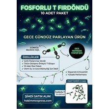 RYUJI T Fırdöndü Paslanmaz Gece Gündüz Parlayan Pakette 10 Adet