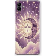 Moonset Samsung Galaxy A07 Uyumlu Baskılı Yumuşak Silikon Şeffaf Telefon Kılıfı