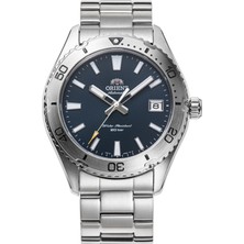 Orient Mako RA-AC0Q02L30B Kurmalı Otomatik Çelik Gri Lacivert Kadran 40 mm Erkek Kol Saati