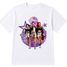 Bemora Kids Kpop Baskılı Kız Çocuk Tişört T-Shirt Mira Zoey Rumi Iblis Avcıları Huntrix Tişört Yıkama ve Kurutma Dayanıklıdır