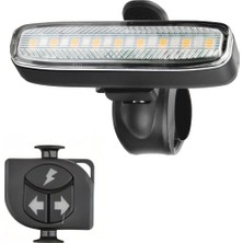 G3BIKE Briviga LW-BEAM50 Pro Kablosuz Sinyalli Fren Sensörlü Arka Stop 50 Lümen | 18 LED Şarjlı