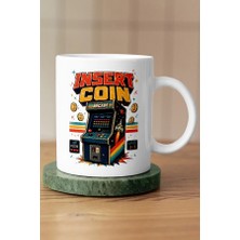 Mithor Shop Insert Coin Piksel Art Tasarım Kupa