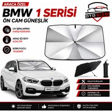 OtoÇizgi Bmw 1 Serisi  Şemsiye Tip Ön Cam Güneşliği Katlanabilir Uv Korumalı Araç Cam Güneşlik