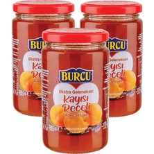 Burcu Ekstra Geleneksel Kayısı Reçeli 380 gr (Meyve Oranı %45) x 3 Adet