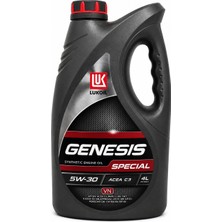 EP Garaj Otomotiv Lukoıl Genesıs Specıal Vn 5W-30 Acea C3 Tam Sentetik Motor Yağı 4 Litre