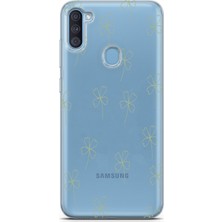 Moonset Samsung Galaxy A11/M11 Uyumlu Baskılı Yumuşak Silikon Şeffaf Telefon Kılıfı