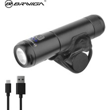 G3BIKE Briviga LW-F800 900 Lümen Usb-C Şarjlı Bisiklet Ön Farı | IP65 2600MAH Değişebilir 18650 Pill