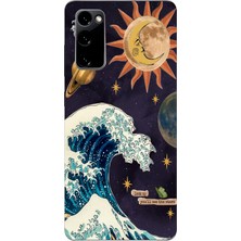 Moonset Samsung Galaxy S20 Fe Uyumlu Baskılı Yumuşak Silikon Şeffaf Telefon Kılıfı