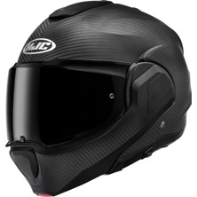 Hjc F100 Carbon Çene Açılır Motosiklet Kaskı Mat Siyah