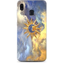 Moonset Samsung Galaxy A20/A30 Uyumlu Baskılı Yumuşak Silikon Şeffaf Telefon Kılıfı