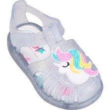 Mini Melissa Igor Çocuk Cırtlı Sandalet S10309 Tobby Gloss Unıcornıo