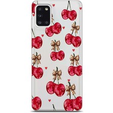 Moonset Samsung Galaxy A31 Uyumlu Baskılı Yumuşak Silikon Şeffaf Telefon Kılıfı