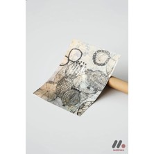 Modiwa Design Karma Teknik Soyut, Çerçevesiz Yüksek Kalite Duvar Afişi - Modern Ev Dekorasyonu