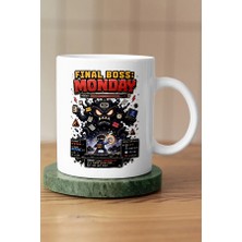 Mithor Shop Final Boss Monday Piksel Art Tasarım Kupa