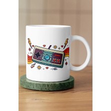 Mithor Shop Retro Konsol Piksel Art Tasarım Kupa