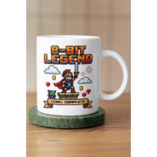 Mithor Shop 8-Bit Legend Warrior Piksel Art Tasarım Kupa
