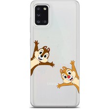 Moonset Samsung Galaxy A31 Uyumlu Baskılı Yumuşak Silikon Şeffaf Telefon Kılıfı