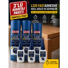 Leon Premium *3 Adet*ultra Çok Güçlü ve Hızlı Japon Yapıştırıcı 200 Ml+ 50 gr