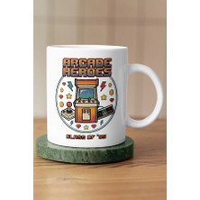 Mithor Shop Arcade Heroes Class Of 85 Piksel Art Tasarım Kupa