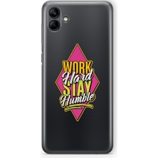 Moonset Samsung Galaxy A06 Uyumlu Baskılı Yumuşak Silikon Şeffaf Telefon Kılıfı