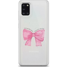 Moonset Samsung Galaxy A31 Uyumlu Baskılı Yumuşak Silikon Şeffaf Telefon Kılıfı