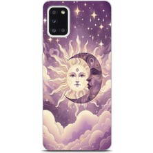 Moonset Samsung Galaxy A31 Uyumlu Baskılı Yumuşak Silikon Şeffaf Telefon Kılıfı
