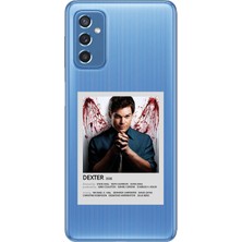 Moonset Samsung Galaxy M52 Uyumlu Baskılı Yumuşak Silikon Şeffaf Telefon Kılıfı