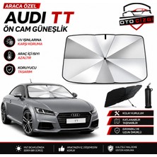 OtoÇizgi Audi Tt Şemsiye Tip Ön Cam Güneşliği Katlanabilir Uv Korumalı Araç Cam Güneşlik