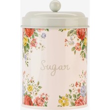 Cath Kidston Feels Like Krem Galvaniz Şeker Saklama Kabı 10,5X17,5 cm