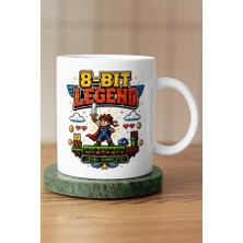 Mithor Shop 8-Bit Legend Hero Piksel Art Tasarım Kupa