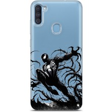 Moonset Samsung Galaxy A11/M11 Uyumlu Baskılı Yumuşak Silikon Şeffaf Telefon Kılıfı