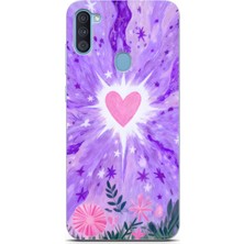 Moonset Samsung Galaxy A11/M11 Uyumlu Baskılı Yumuşak Silikon Şeffaf Telefon Kılıfı
