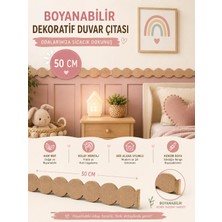 Dekoratif Boyanabilir Ham Mdf Duvar Çıtası