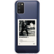 Moonset Samsung Galaxy A02S Uyumlu Baskılı Yumuşak Silikon Şeffaf Telefon Kılıfı