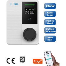 Hims 22KW Bireysel Duvar Tipi Araç Şarj Istasyonu Hevc-22