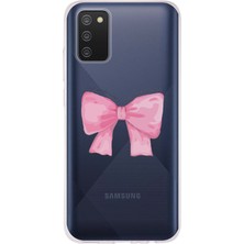 Moonset Samsung Galaxy A02S Uyumlu Baskılı Yumuşak Silikon Şeffaf Telefon Kılıfı