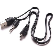 Keepro 5 Pin Aux USB Kablo Mini USB Ses Bombası Kablosu Mini USB Stereo USB Kablo 50 cm