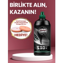 Scholl Concepts S30+PREMIUM Swirl Remover 1 Lt. +  L Ecofix Universal Pad Orange 165 mm (Hediye)